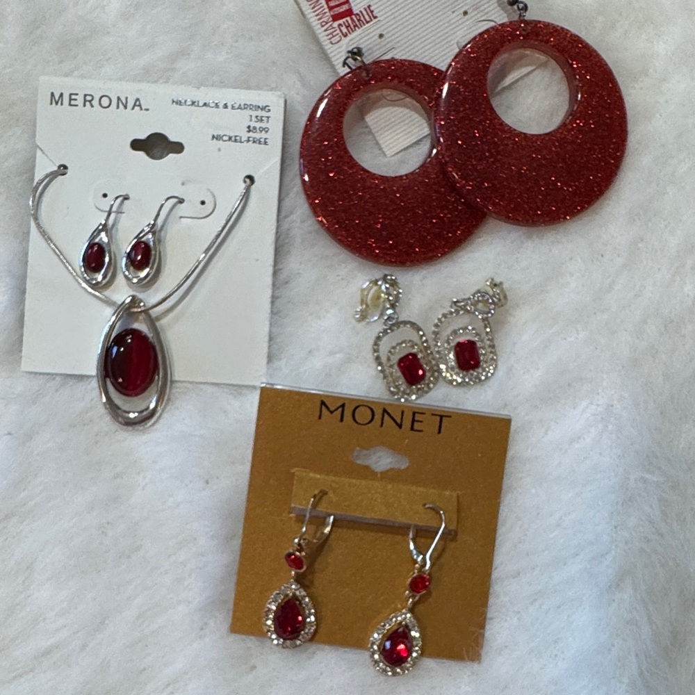 Red Jewelry Bundle